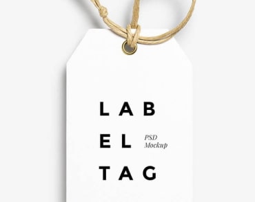 =Бирка с надписью Label tag